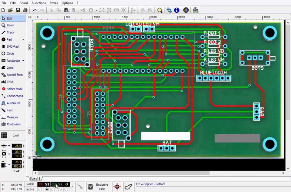 Cópia de PCB com Sprint-Layout